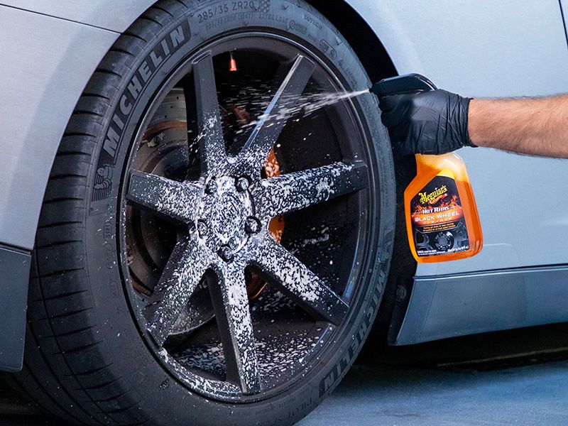 Pulizia cerchi Meguiar's Hot Rims Black Wheel Cleaner 709ml