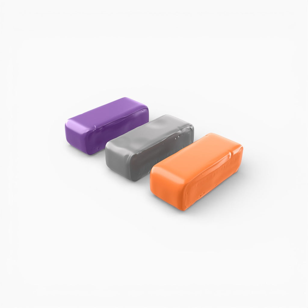 ADBL Clay Bar Rainbow 3x50g Reinigungsknete Set