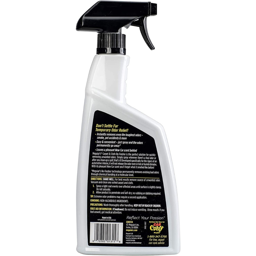 Meguiar's Carpet & Cloth Re-Fresher Neutraliseur d'odeurs 709 ml