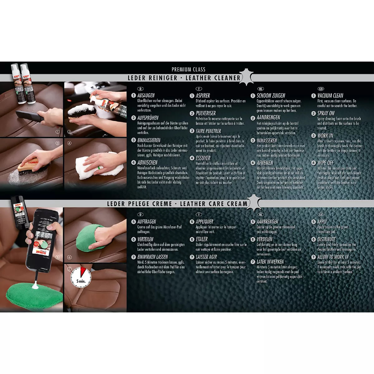 Sonax Premium Class Kit d'entretien du cuir