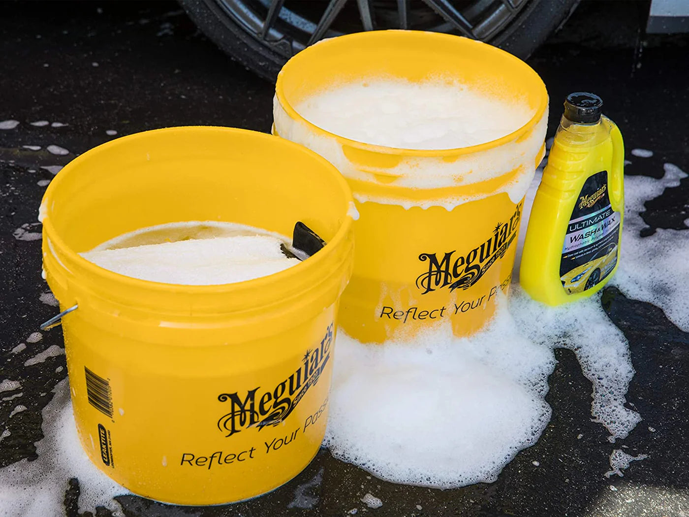 Shampoo auto Ultimate Wash & Wax con cera Meguiar's 473ml